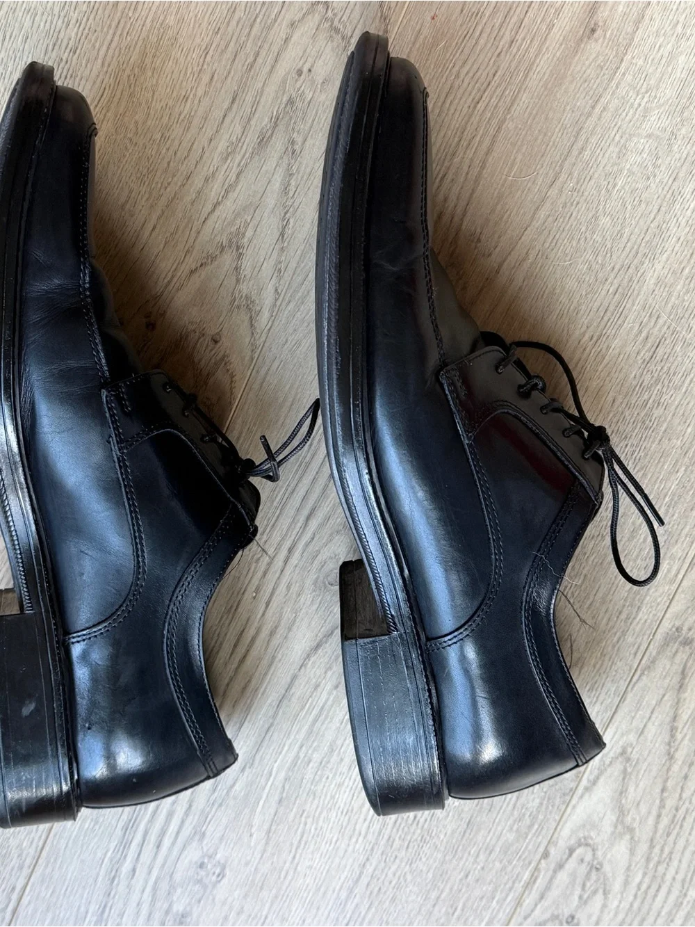 To Boot New York Adam Derrick leather apron toe derby shoes size 9